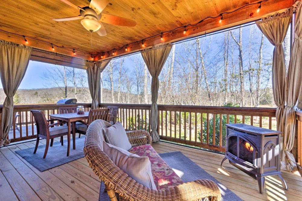 Pet-Friendly Cabin with Mtn Views in Chinquapin!